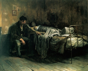 Figure 4. La Miseria by Cristóbal Rojas (1886)