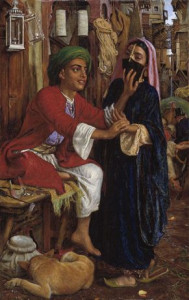 Figure 1. A Street Scene in Cairo; The Lantern-Maker’s Courtship (1854–61)